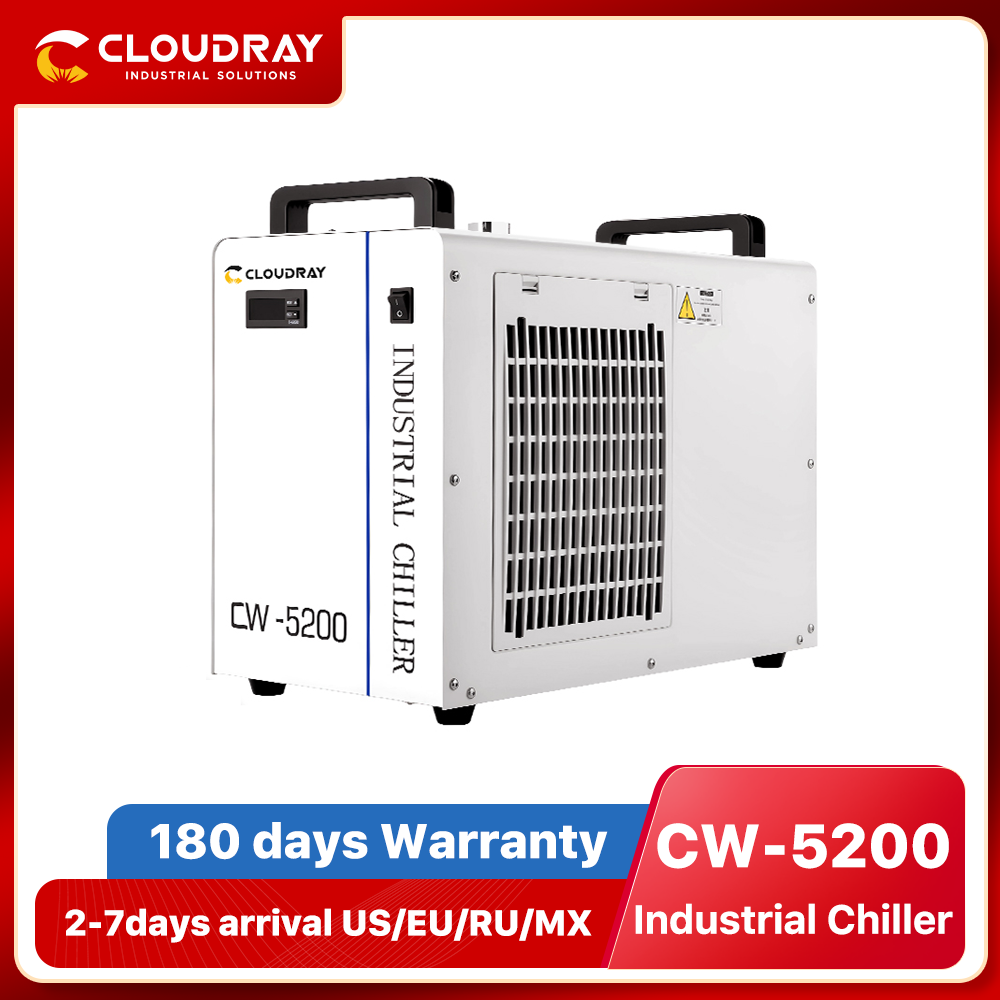 Laser Industrial Chiller - Cloudray Industrie Luft-Wasser-Kühler 50/60Hz CW5200 für