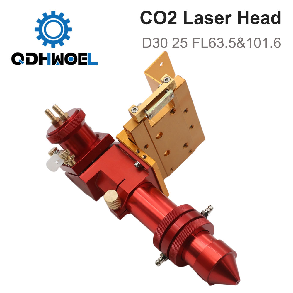 Co2 Laser Mirror - Wassergekühlter CO2-Laserkopf Spiegel 30mm Linse 25mm