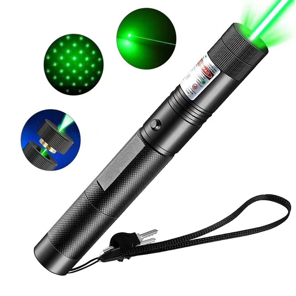 Industrial Laser Pointer - (Nicht enthalten: Batterien) Green Light Tragbarer