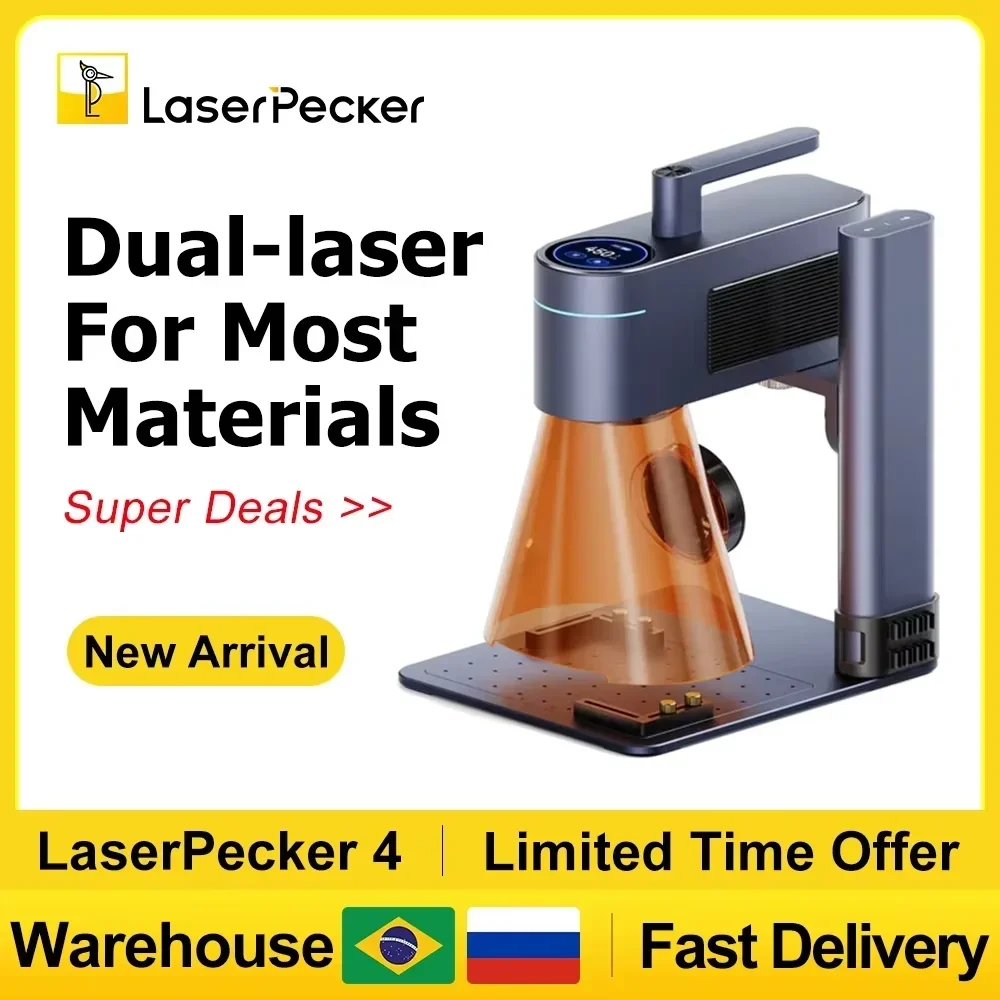 Industrial Laser Machines - LASERPECKER 4 LP4 Lasergravurmaschine für alle