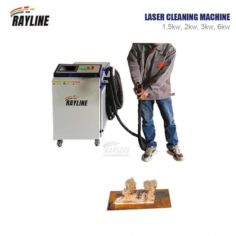 Industrial Laser Paint Removal - Industrielle Laserreinigungsmaschine 3000W Gepulster Faserlaser Rostentferner