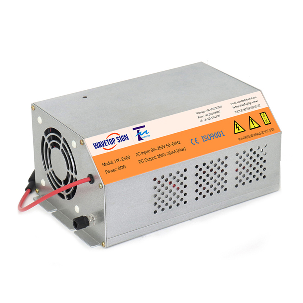 Co2 Laser Engraving Machine - 80-100W HY-Es80 Co2-Laser-Netzteil für CO2-Laser-Gravur- und