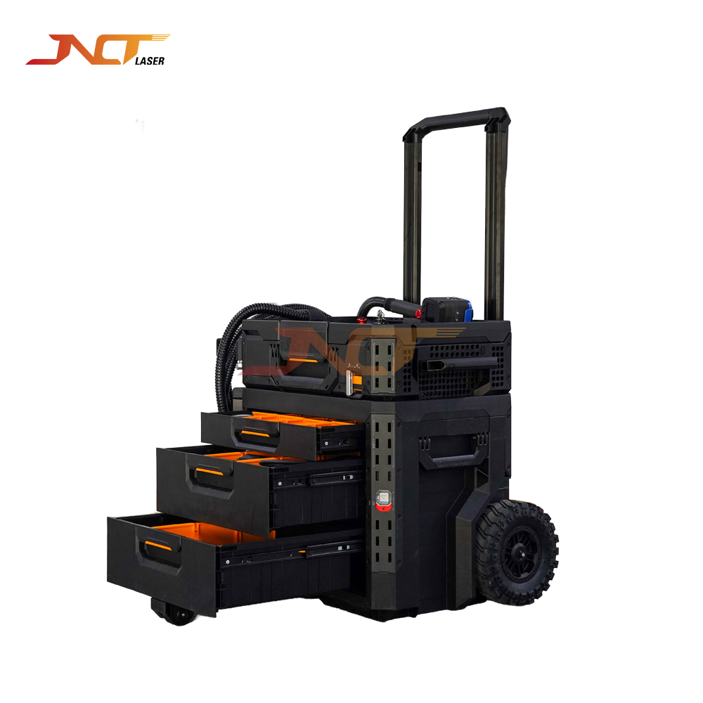 Industrial Laser Paint Removal - 300W Stapelbare Industrielle Laserreinigungsmaschine für Schwerlast-Außenanwendungen
