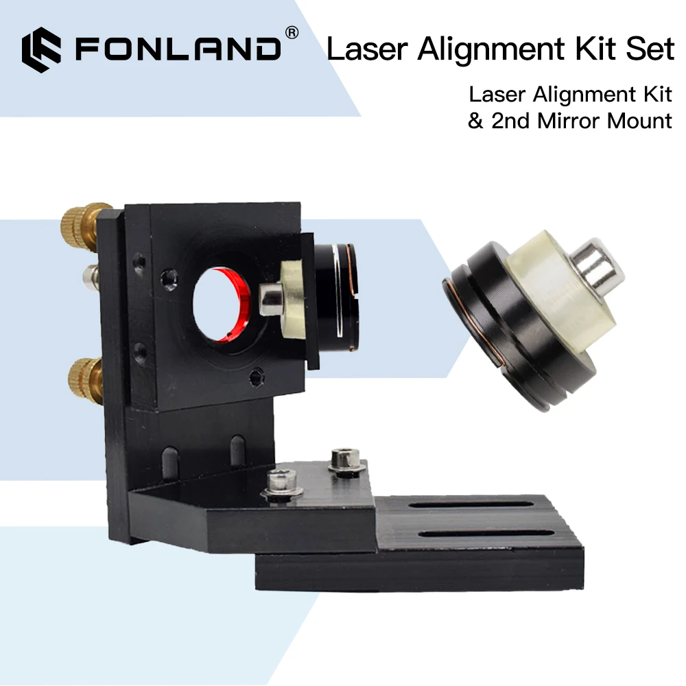 Co2 Laser Mirror - FONLAND Optischer Wegkorrektor mit Durchmesser. 25-mm-Spiegelhalterung