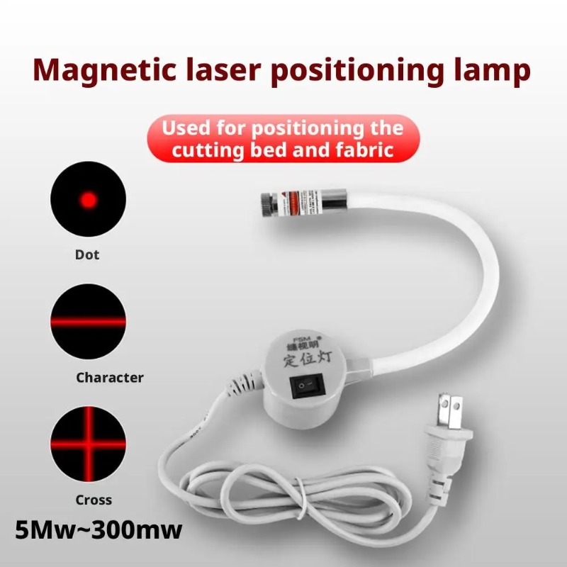 Industrial Laser Welder - Batteriebetriebene rote Laser-Nähpositionierlampe mit Magnetfuß für