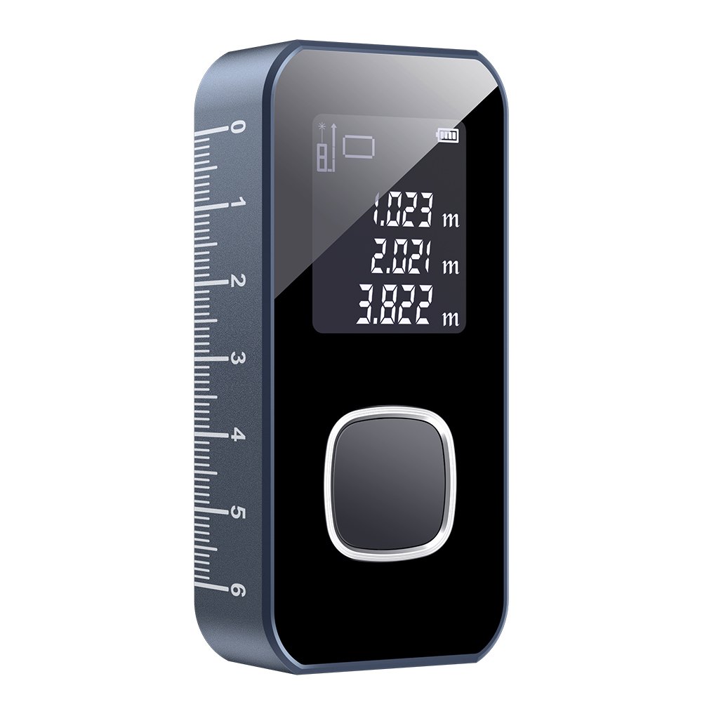 Industrial Laser Tape Measure - Laser-Entfernungsmesser, 60 m, intelligenter Laser-Entfernungsmesser, LCD-Display,