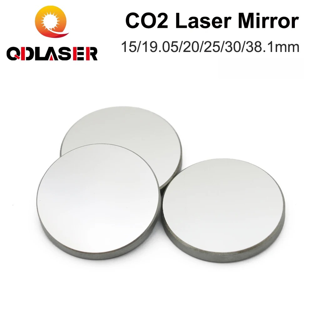Co2 Laser Mirror - QDLASER CO2-Laserspiegel, 3-teilig, Spiegel, Durchmesser 15,