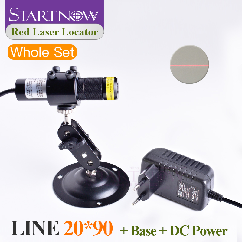 Industrial Laser Pointer - Set 20*90 660nm 100mW mit Batteriegehäuse,