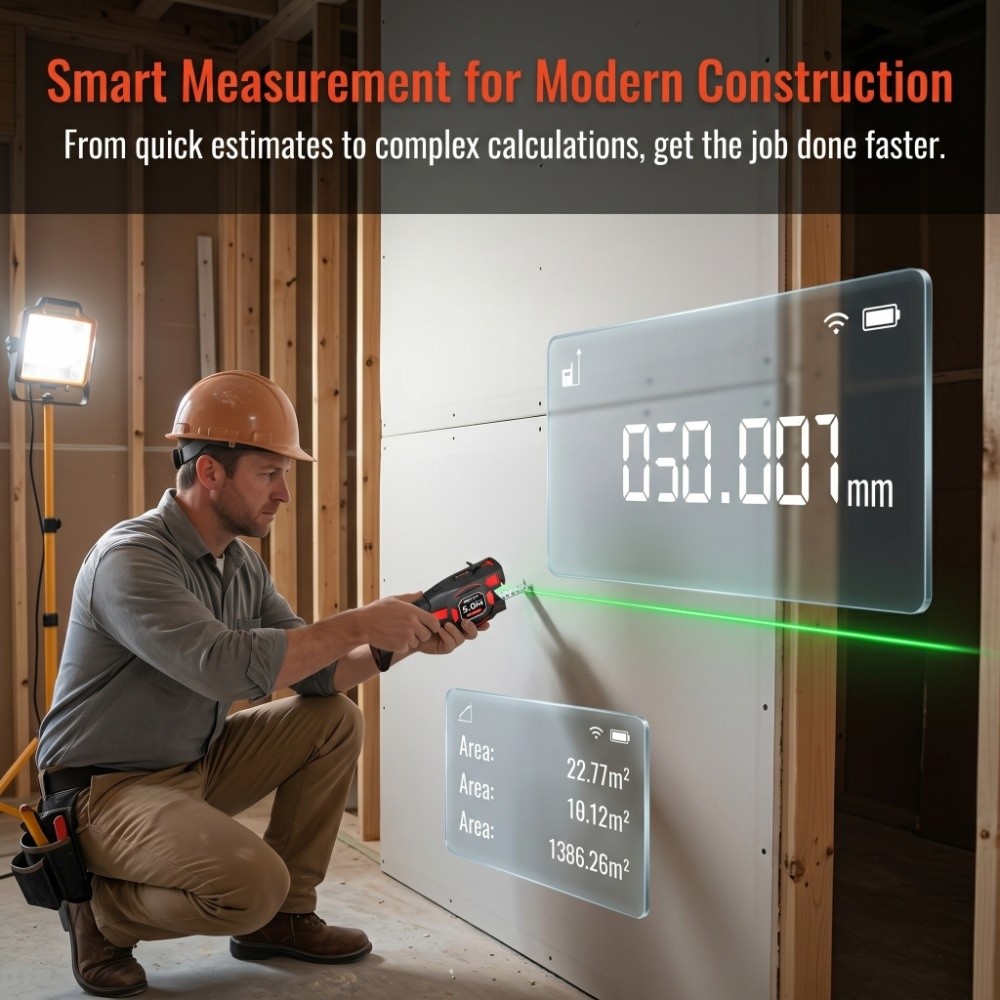 3-in-1 Laser-Messband Einziehb – Industrial Laser Tape Measure Bewertung und Preis
