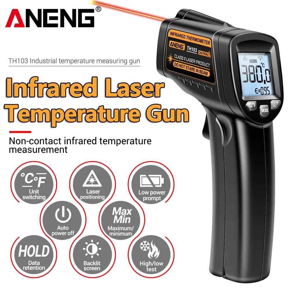 Infrarot-Laser-Temperaturmessg – Industrial Laser Temperature Gun Bewertung und Preis