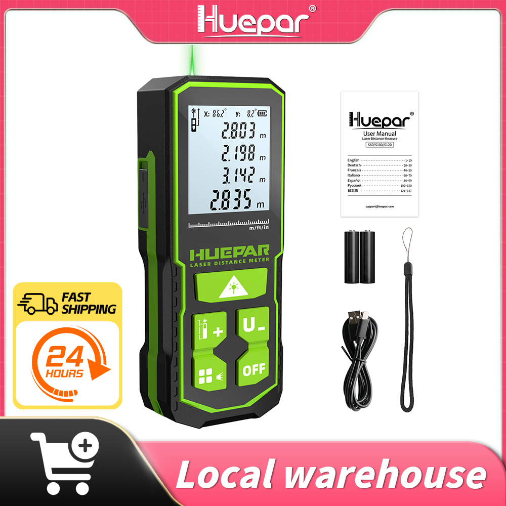 Huepar Laser-Entfernungsmesser – Industrial Laser Tape Measure Bewertung und Preis