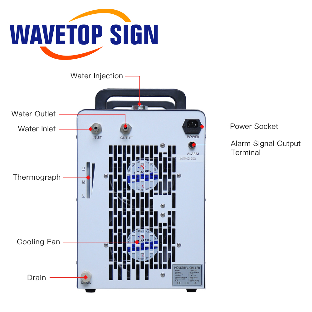 WaveTopSign CW-5200 Industriel – Laser Industrial Chiller Bewertung und Preis