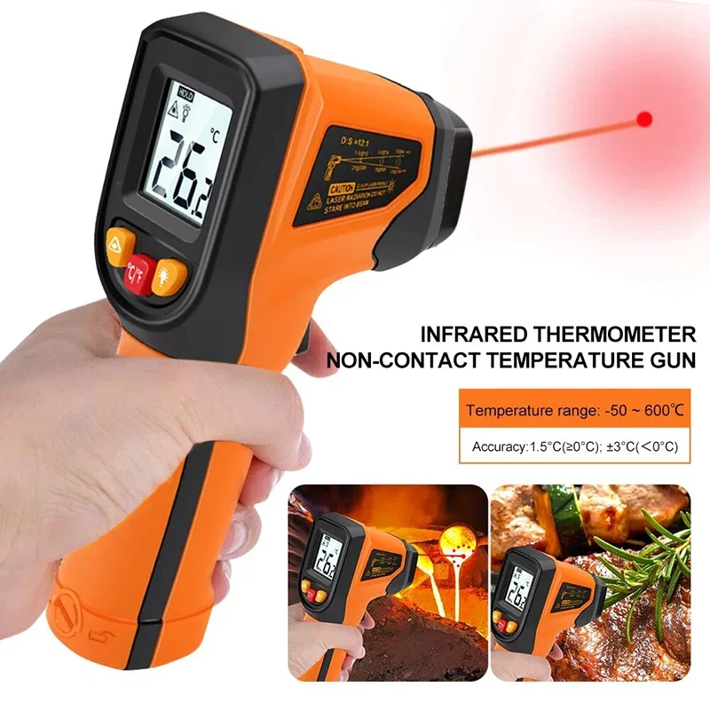 T400 T600 Digitales Infrarot-T – Industrial Laser Temperature Gun Bewertung und Preis