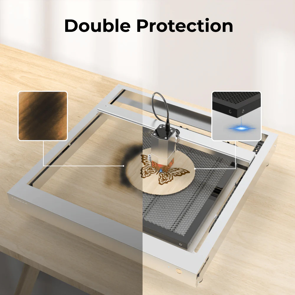 TOOCAA Waben-Arbeitstisch 500* – Co2 Laser Engraving Machine Bewertung und Preis