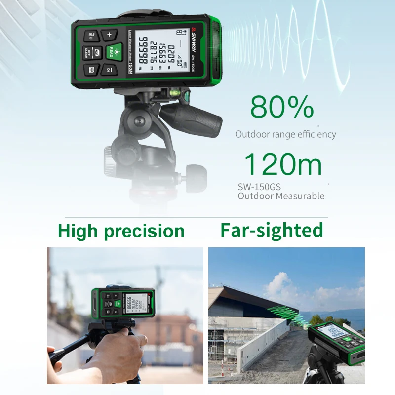 Grüner Laser-Entfernungsmesser – Industrial Laser Tape Measure Bewertung und Preis