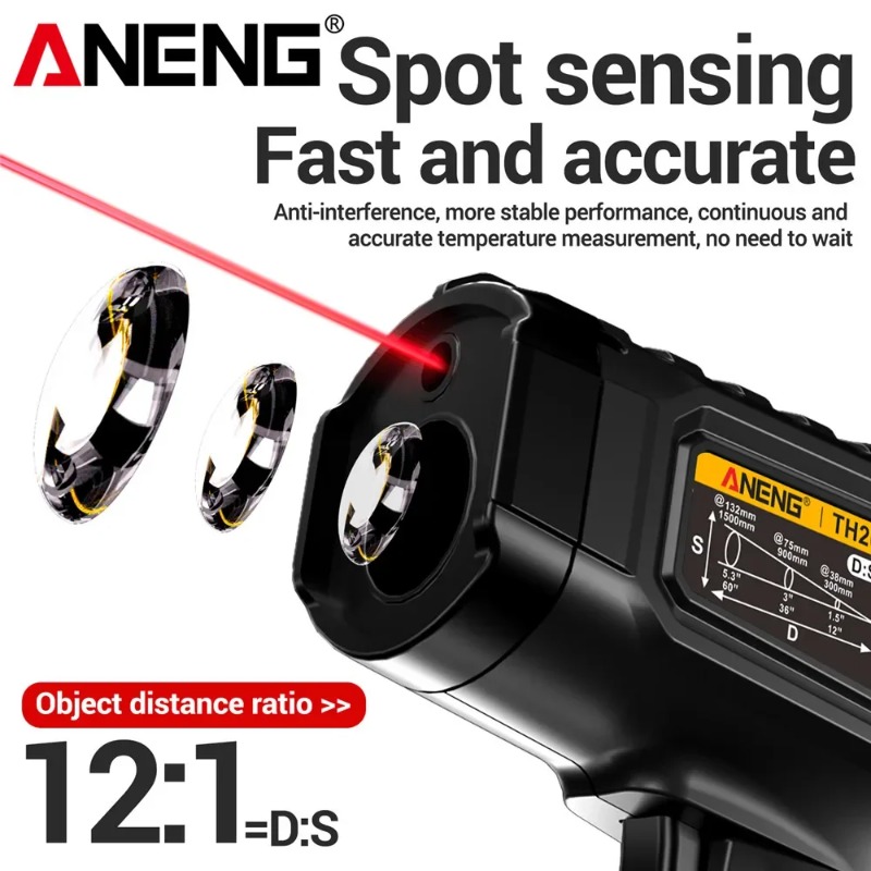 ANENG TH202 Industrielle Handt – Industrial Laser Temperature Gun Bewertung und Preis