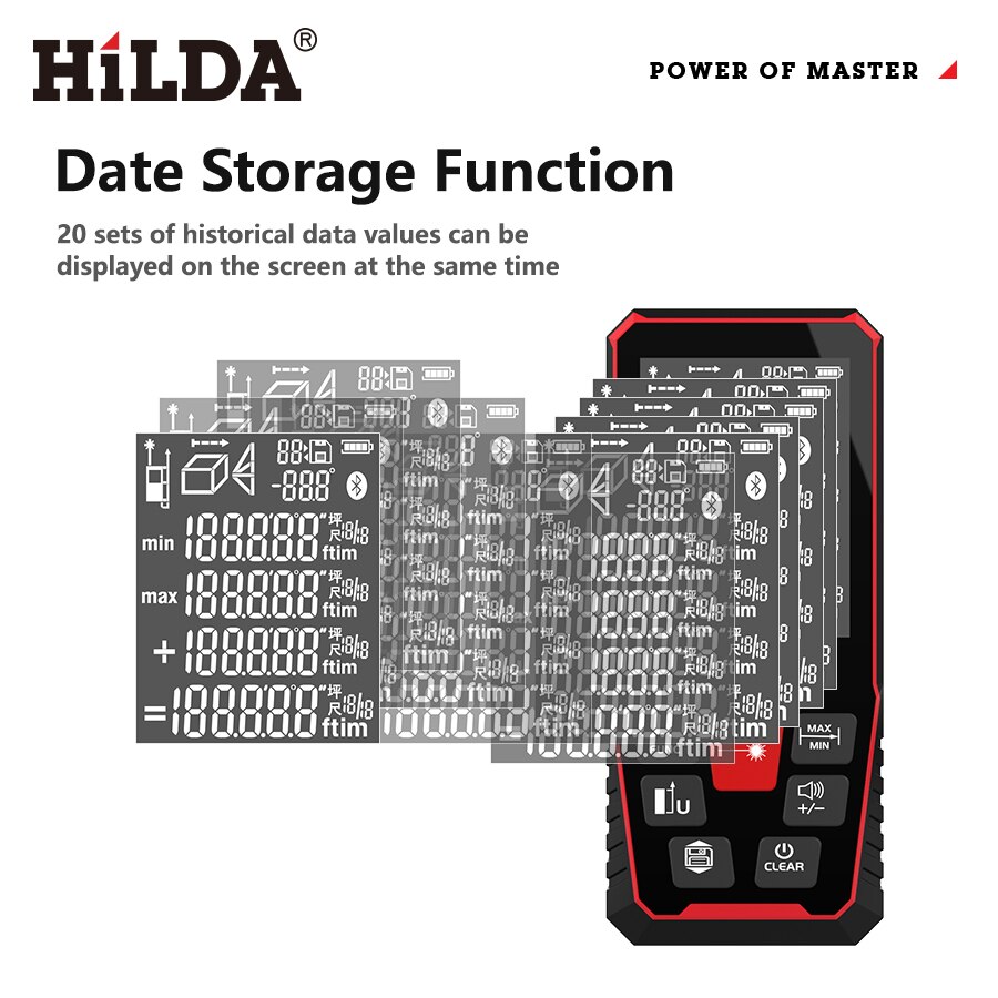 HILDA Laser-Entfernungsmesser  – Industrial Laser Tape Measure Bewertung und Preis